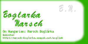boglarka marsch business card